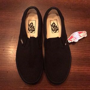 Vans Classic Black/Black Slip On